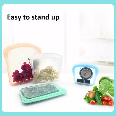 BPA FREE Leak-Proof Eco Friendly Reusable Silicone Food Bag For Safe And Convenient Food Storage